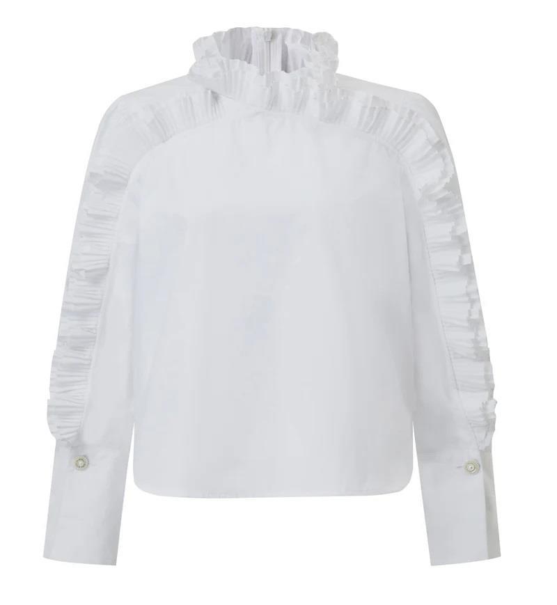 EDWARD ACHOUR BLUSA POPLIM