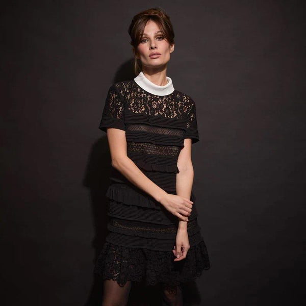 EDWARD ACHOUR VESTIDO DE RENDA