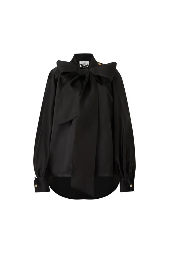 EDWARD ACHOUR BLUSA DE SEDA OVERSIZED