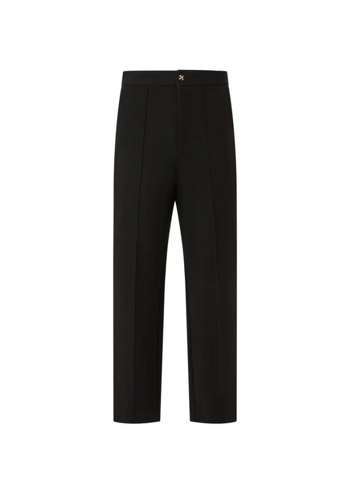 EDWARD ACHOUR CALÇA PRETA COM COSTURA