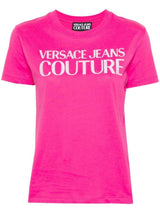 VERSACE JEANS COUTURE T-SHIRT COM ESTAMPA DE LOGO