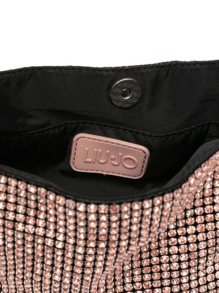 LIU.JO CARTEIRA ROSA STRASS