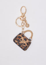 LIU.JO CHAVEIRO DE CARTEIRA LAPUFY COM PRINT LEOPARDO