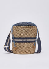 LIU.JO SACO DE PALHA COM LOGO