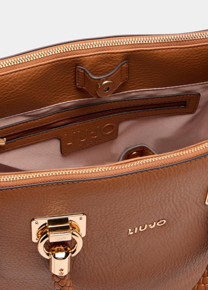 LIU.JO SHOPPING BAG CAMEL
