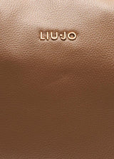 LIU.JO CARTEIRA CAMEL GRANDE COM LOGO