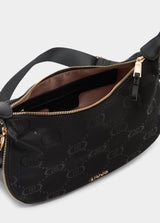 LIU.JO CARTEIRA COM LOGOTIPO PRETO