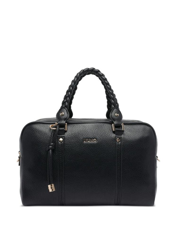 LIU.JO CARTEIRA PRETA COM LOGO