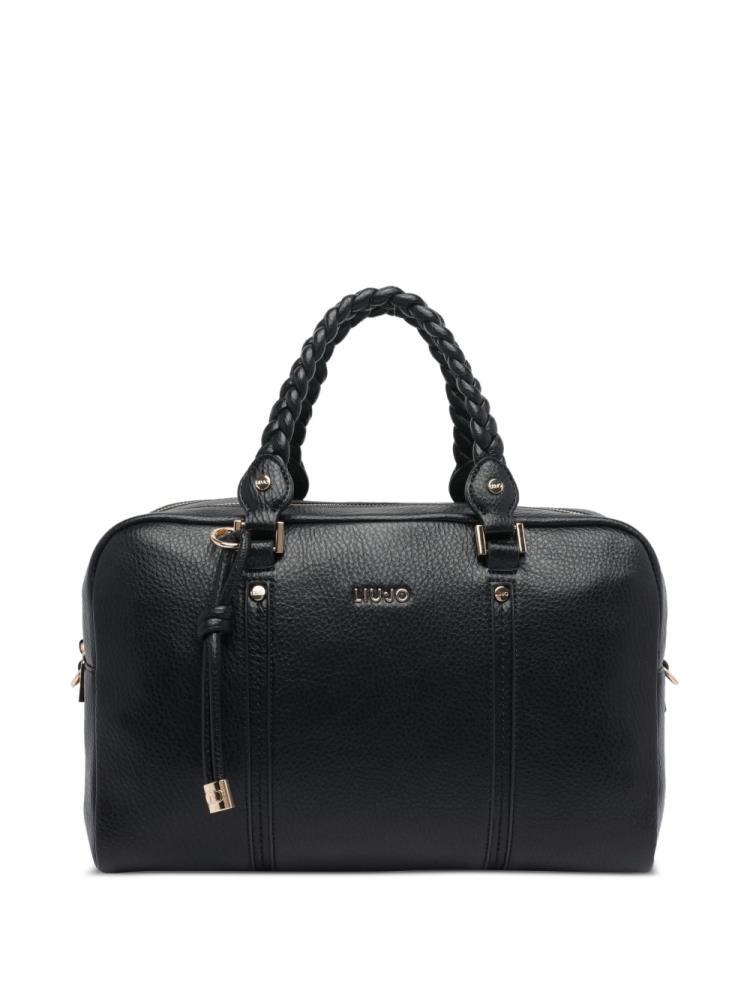 LIU.JO CARTEIRA PRETA COM LOGO