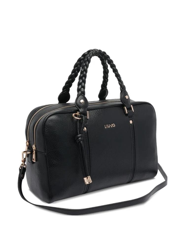 LIU.JO CARTEIRA PRETA COM LOGO