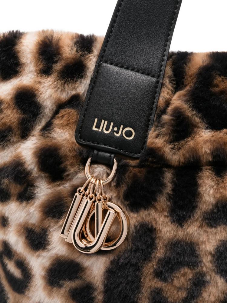 LIU.JO SHOPPING BAG LEOPARDO