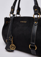 LIU.JO SACO PRETO COM CORDÃO