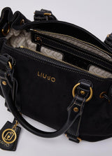 LIU.JO SACO PRETO COM CORDÃO