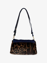 LIU.JO CARTEIRA PUFFY DE GANGA E ESTAMPADO LEOPARDPO