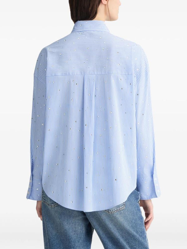 LIU.JO BLUSA DE RISCAS COM STRASS