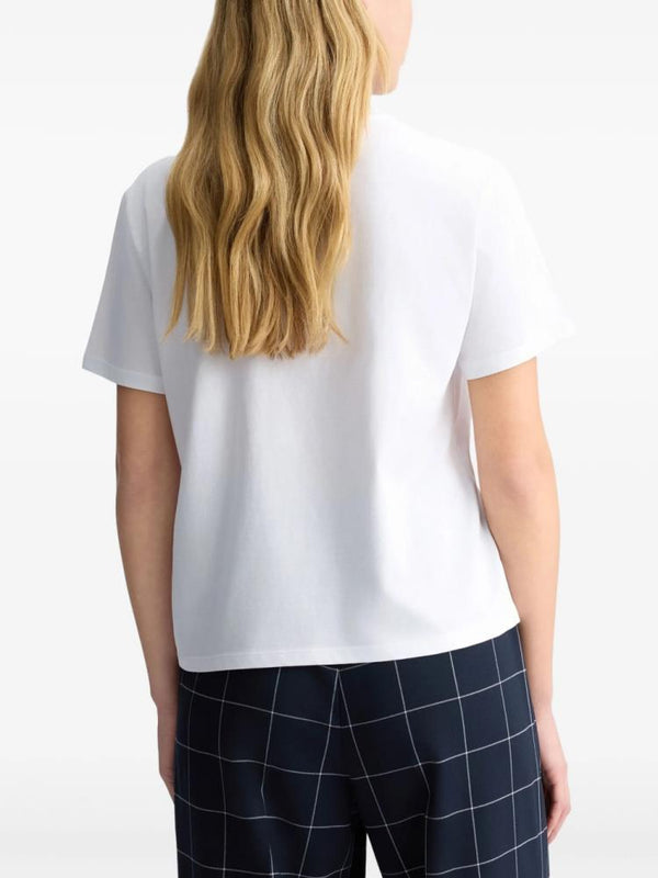 LIU.JO T-SHIRT BRANCA COM ANCORA