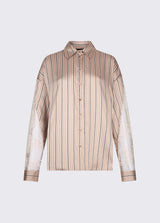 LIU.JO CAMISA COM RISCAS