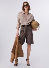 LIU.JO CAMISA COM RISCAS