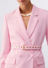 LIU.JO BLAZER ROSA COM CINTO