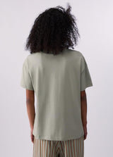 LIU.JO T-SHIRT COM ESTAMPA E BORDADO
