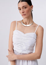 LIU.JO VESTIDO COMPRIDO POPLIM