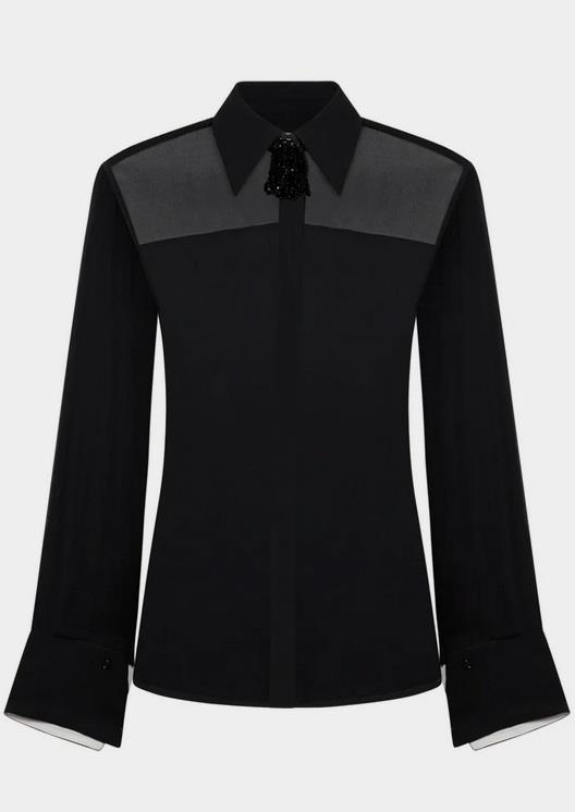 SIMONA CORSELLINI BLUSA PRETA