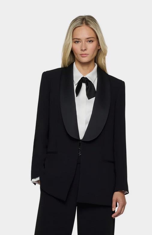 SIMONA CORSELLINI BLAZER PRETO