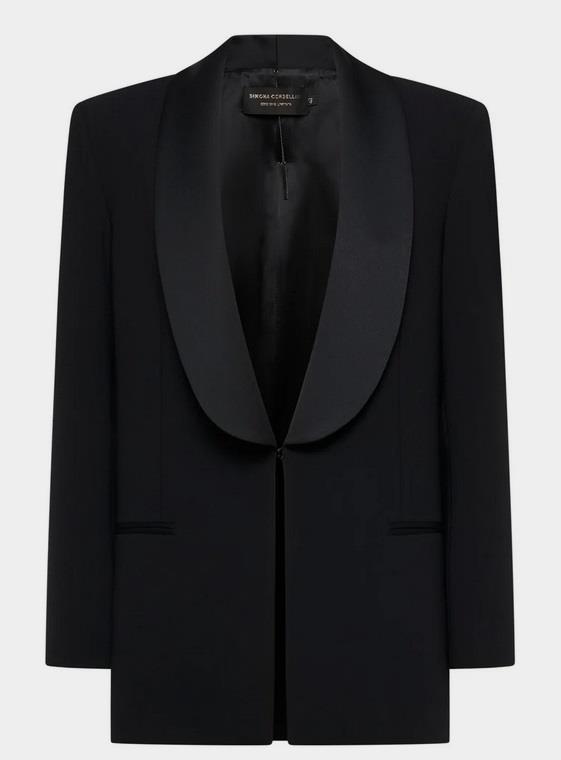SIMONA CORSELLINI BLAZER PRETO