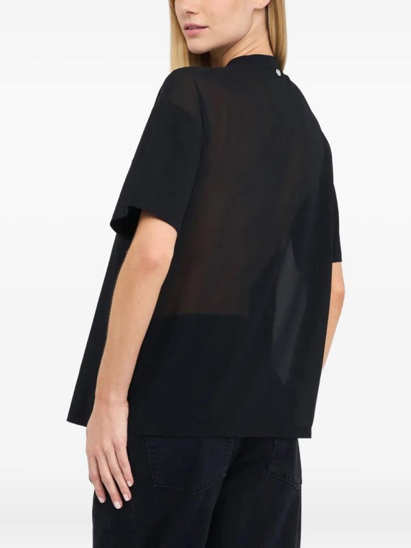 LIU.JO T- SHIRT COM PEROLAS E STRASS