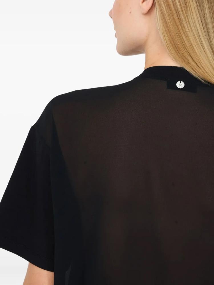 LIU.JO T- SHIRT COM PEROLAS E STRASS