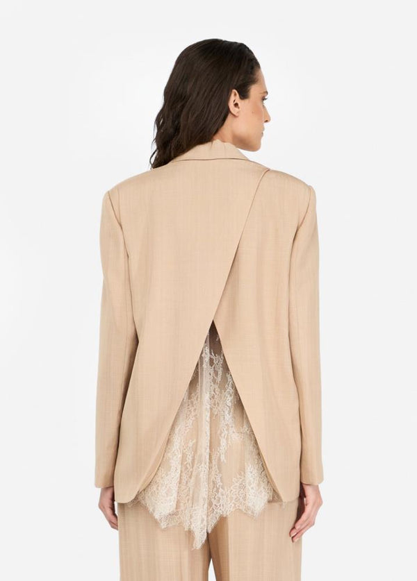 LIU.JO BLAZER COM DETALHES DE RENDA