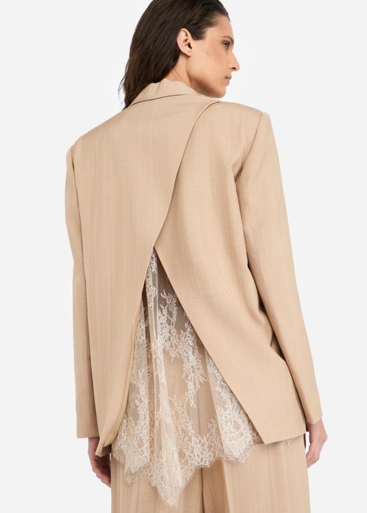 LIU.JO BLAZER COM DETALHES DE RENDA