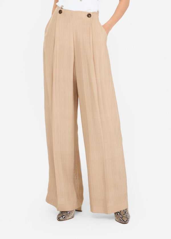 LIU.JO CALÇA DE PERNA LARGA