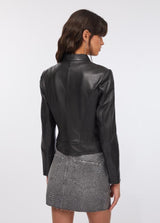 LIU.JO CASACO PELE PRETO