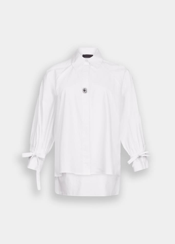 LIU.JO BLUSA BRANCA ALGODÃO