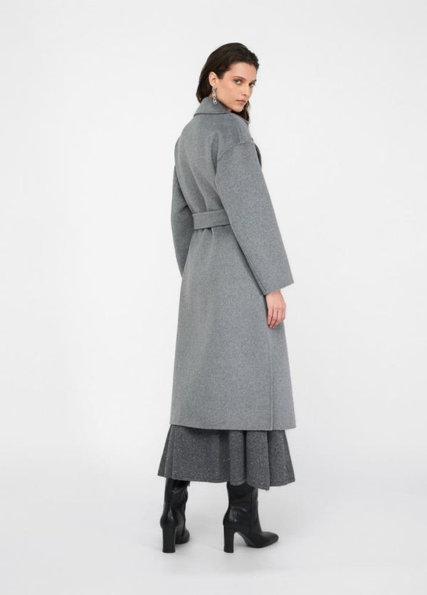 LIU.JO CASACO DE LÃ COM CINTO