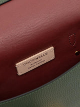 COCCINELLE CARTEIRA VERDE COM LOGO
