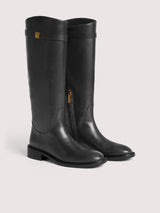 COCCINELLE BOTAS PRETA DE CANO ALTO