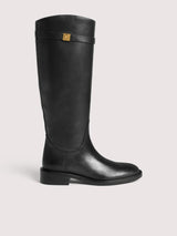 COCCINELLE BOTAS PRETA DE CANO ALTO