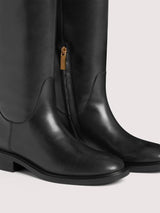 COCCINELLE BOTAS PRETA DE CANO ALTO