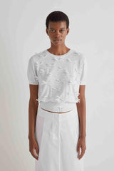 MEIMEIJ MALHA BRANCO COM LAÇOS