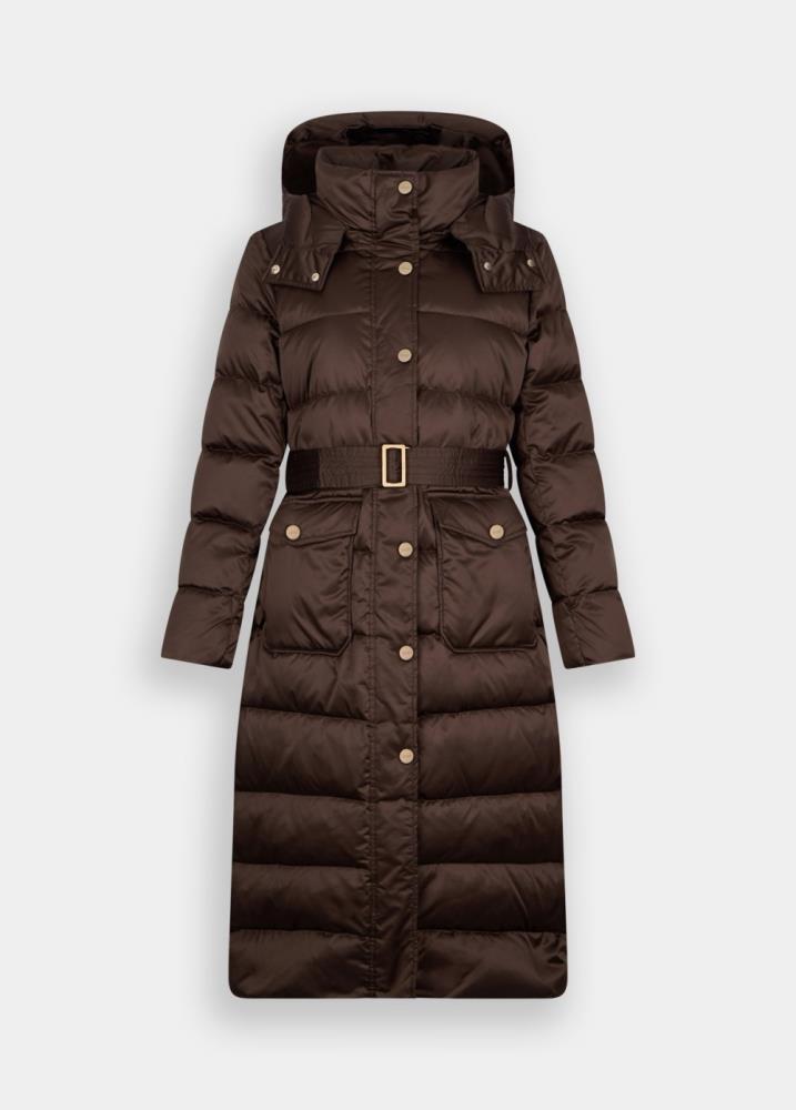 LIU.JO KISPO CASTANHO COM CARAPUÇO