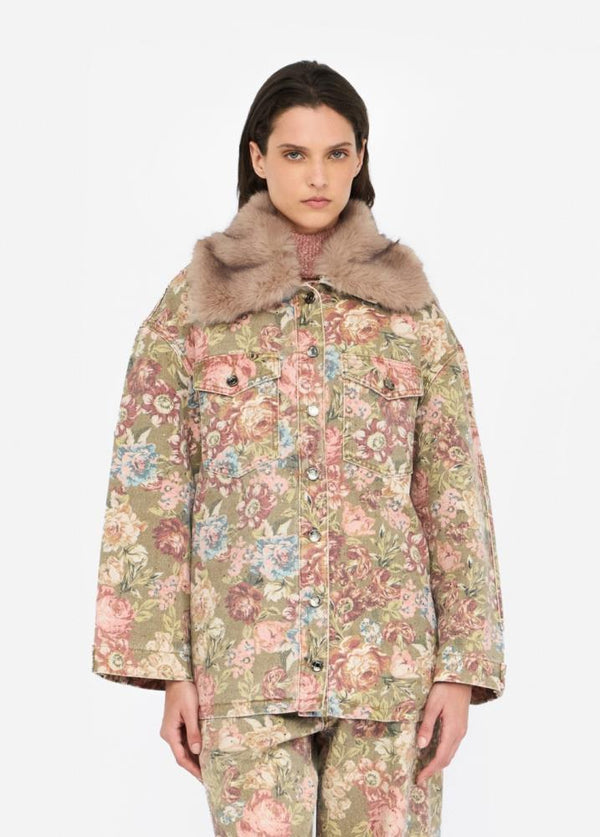 LIU.JO CASACO COM ESTAMPA FLORAL