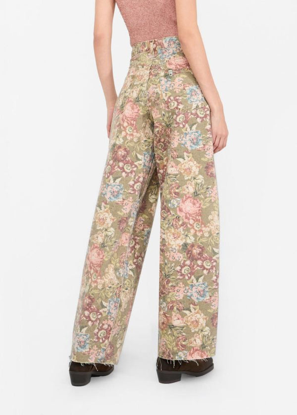 LIU.JO CALÇA GANGA ESTAMPA  FLORAL