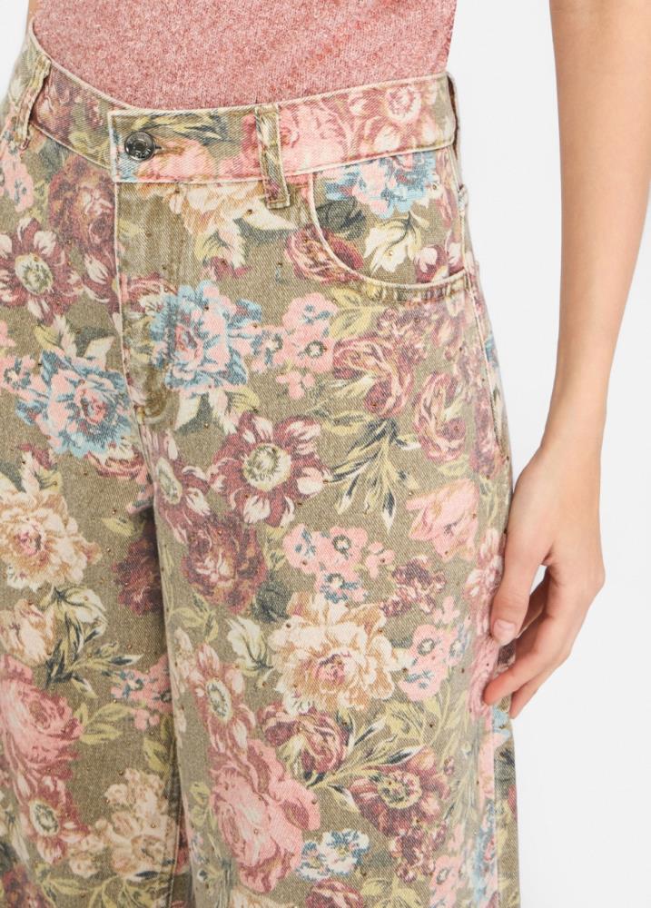 LIU.JO CALÇA GANGA ESTAMPA  FLORAL