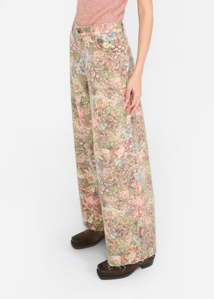 LIU.JO CALÇA GANGA ESTAMPA  FLORAL