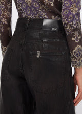 LIU.JO CALÇA DE GANGA COM DETALHE DE REVESTIMENTO