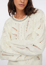 LIU.JO CAMISOLA DE MALHA COM BRILHANTES