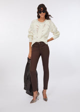 LIU.JO CAMISOLA DE MALHA COM BRILHANTES