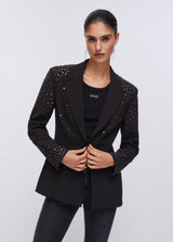 LIU.JO BLAZER PRETO COM STRASS